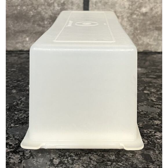 Vintage Tupperware Velveeta Cheese Keeper Butter Cracker Container #518-1 #519-2 - Picture 3 of 8